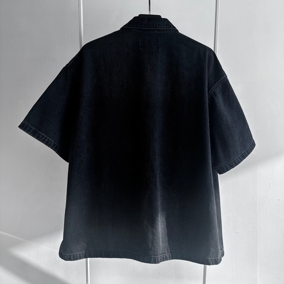 프라다 블랙 데님 반팔 셔츠 자켓 / 2XL 상품이미지3
