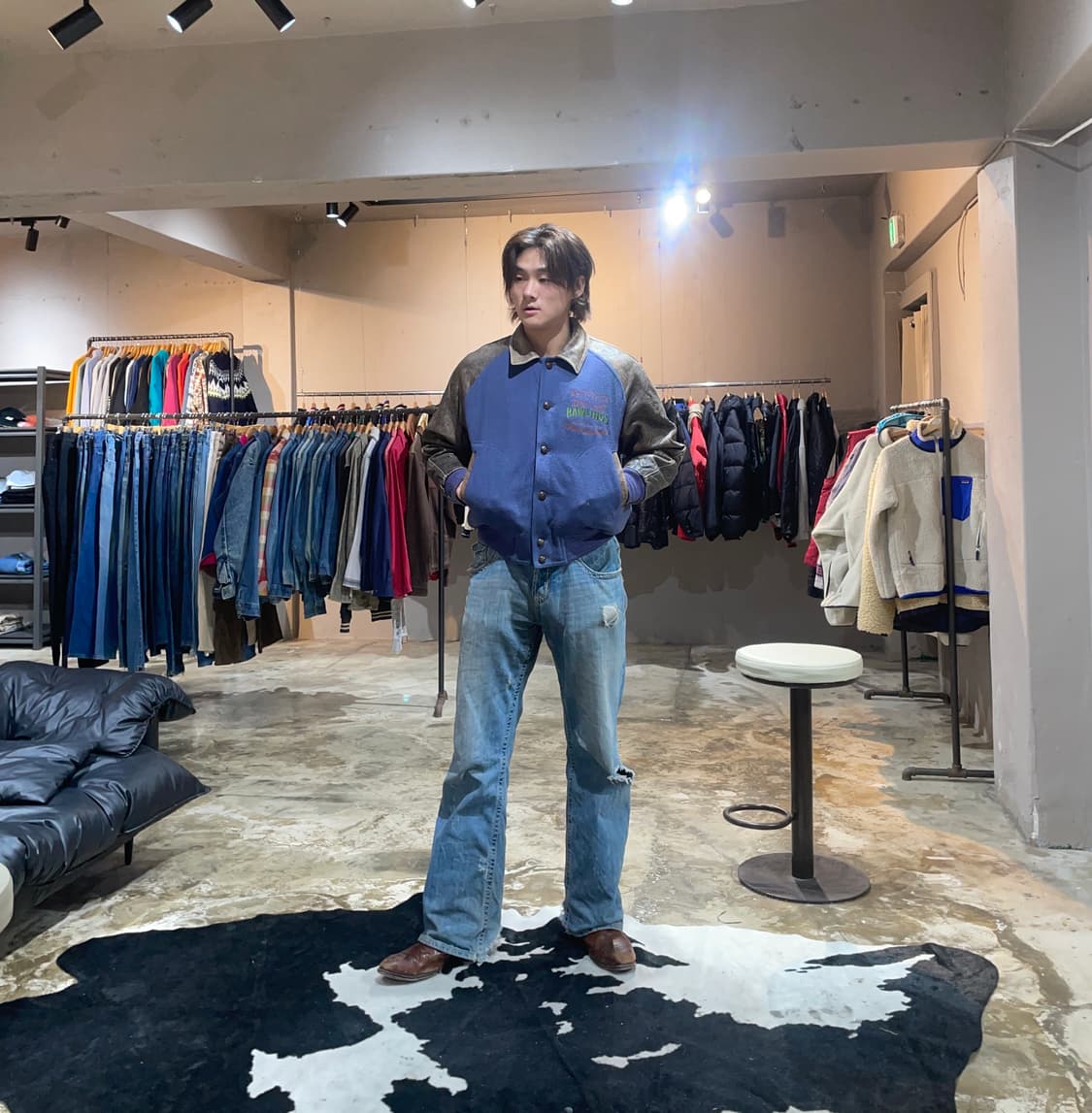 Rawlings Saint Louis leather varsity jac 상품이미지3