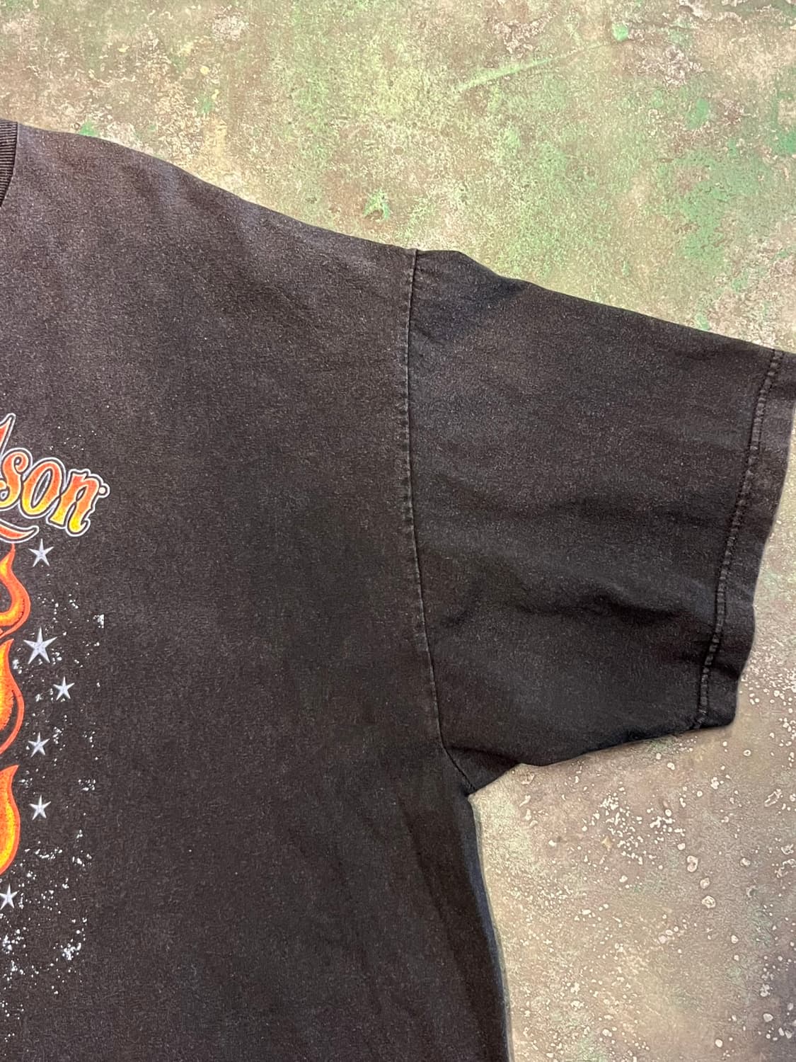 [3XL] 할리데이비슨 핀업걸 바이커 그래픽 반팔 티셔츠 상품이미지4