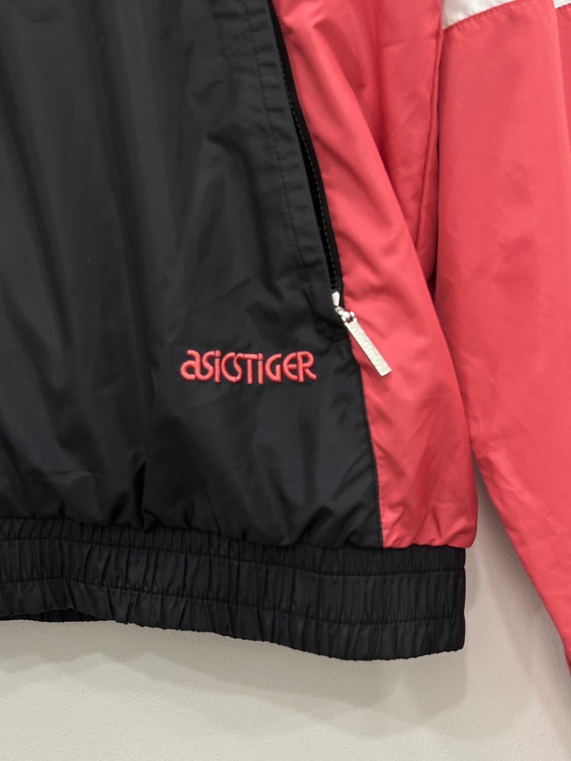 아식스타이거 올드스쿨 Y2K 바람막이 집업 점퍼 오버핏 M 상품이미지3