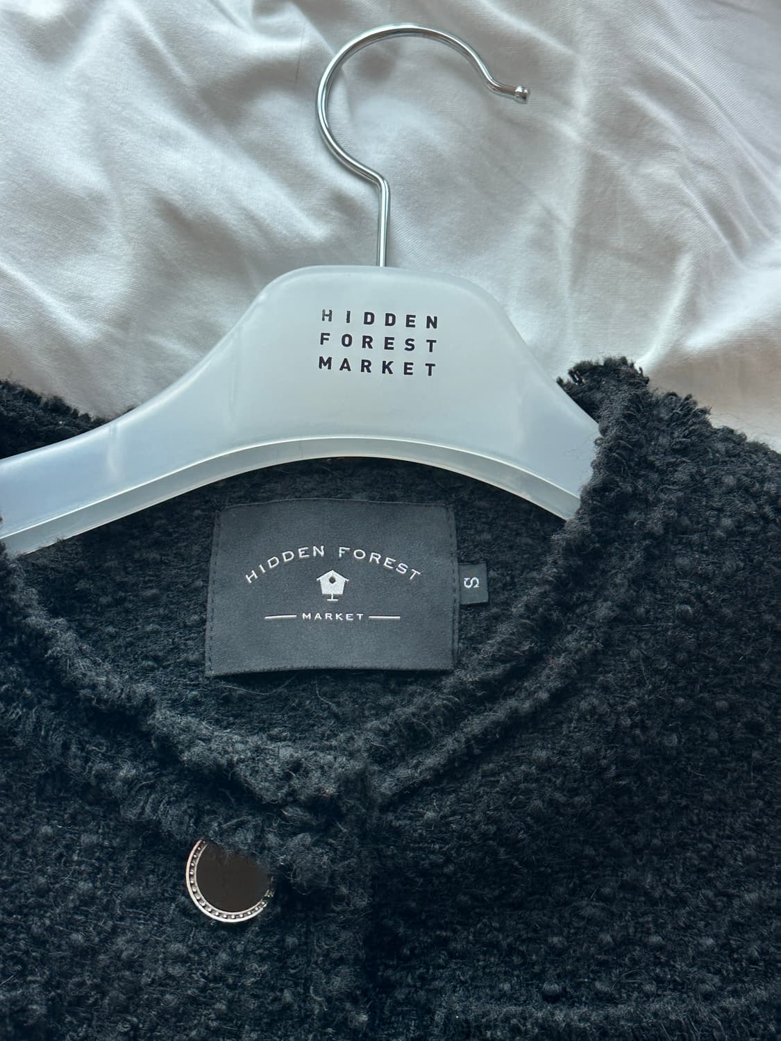 히든포레스트마켓 크롭 트위드 자켓 S 상품이미지4