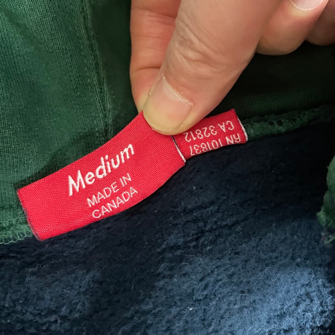 [M] 슈프림 기모 후드집업 (새상품급) 상품이미지8