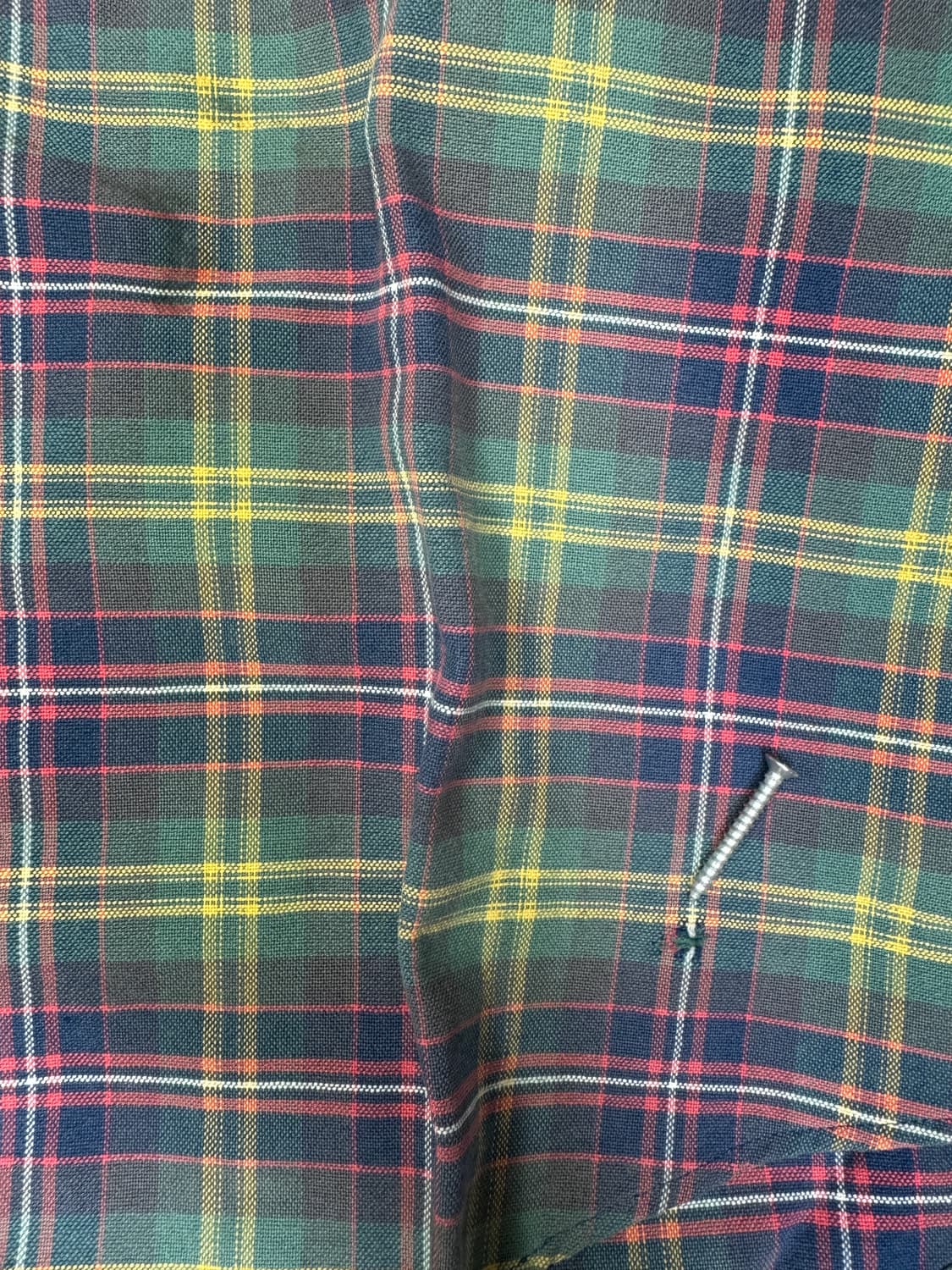 빈티지 폴로 랄프로렌 페이딩 체크셔츠 L 상품이미지5