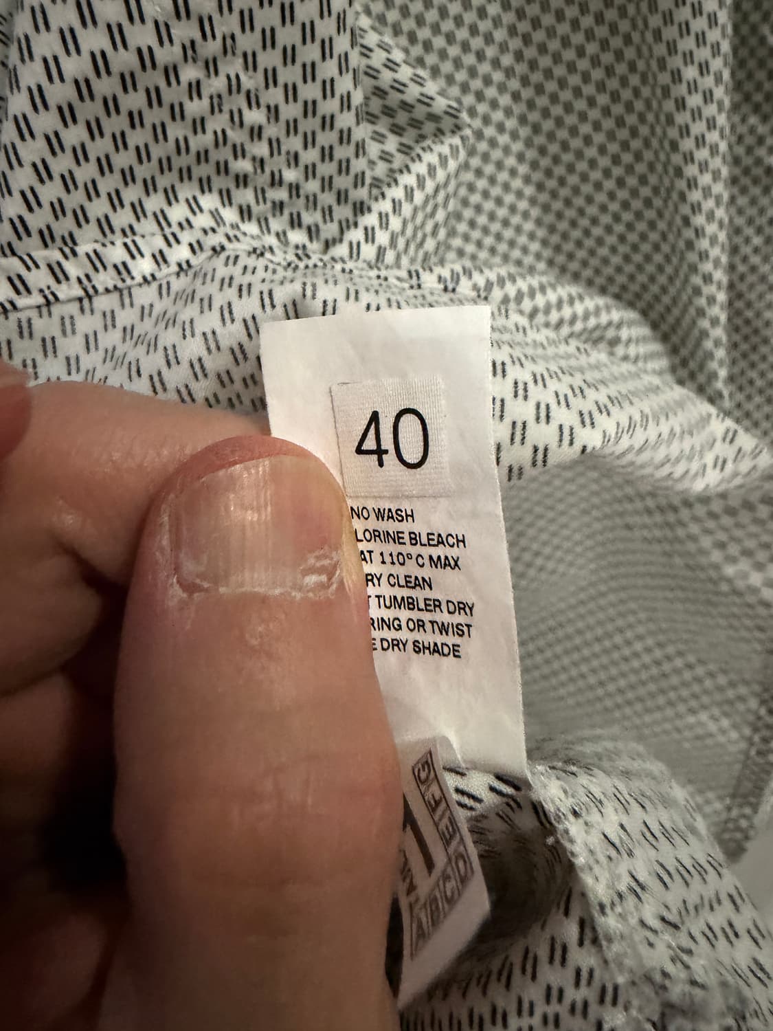 PHILIPPE MODEL PARIS 패턴 코튼 밴드카라 셔츠  상품이미지3