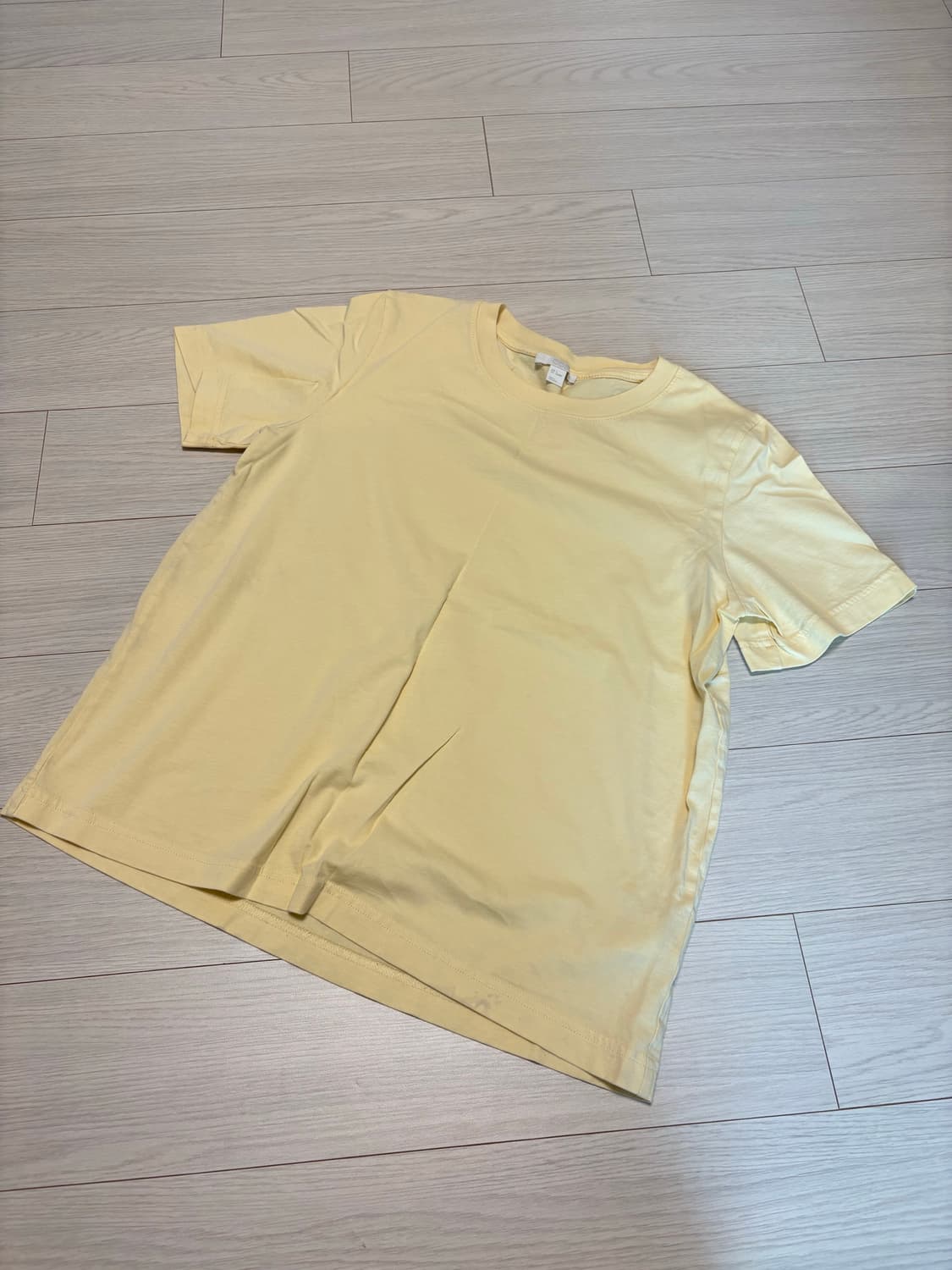 COS 코스 기본 반팔 옐로우 XS 상품이미지1