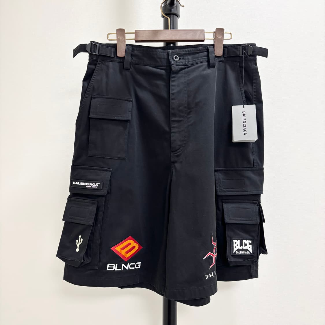 [46]발렌시아가 게이밍 카고 반바지 상품이미지1