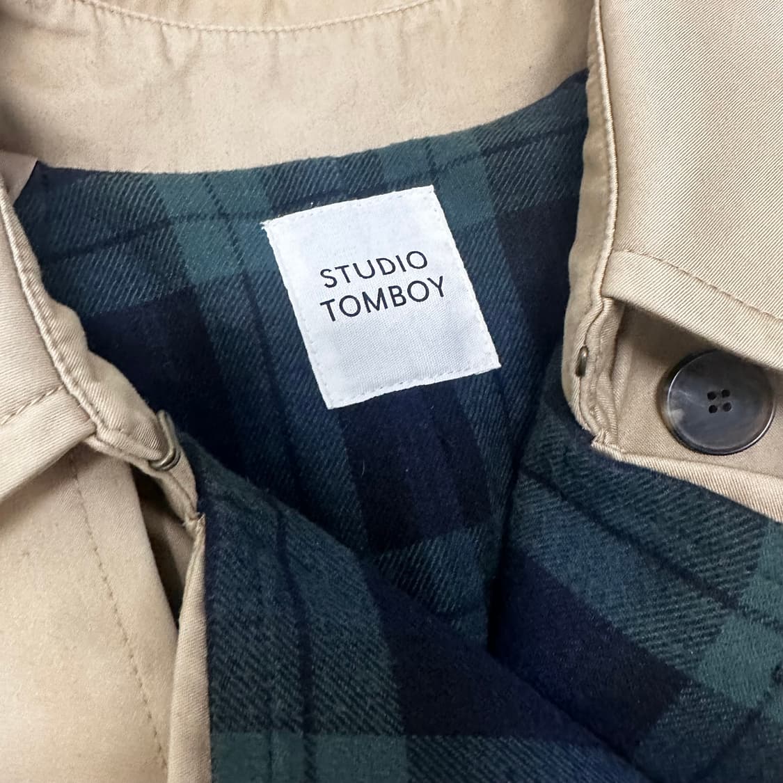 스튜디오 톰보이 여성 트렌치 코트 베이지 상품이미지4