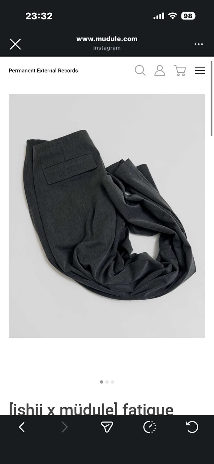 [ishii x müdule] fatigue pants (M) 상품이미지1