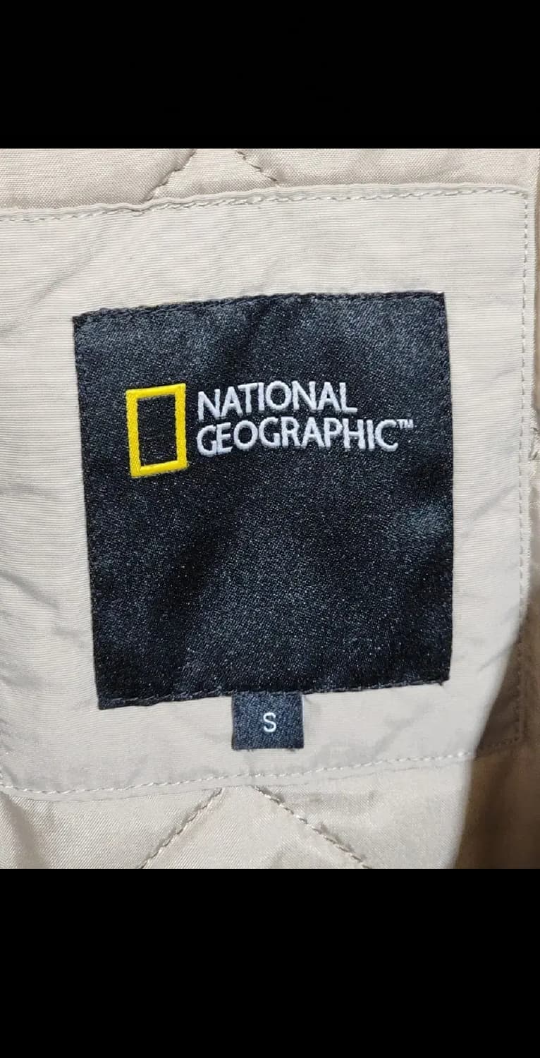 (L) 내셔널지오그래픽 후리스 롱점퍼 화이트 뽀글이 플리스 자켓  상품이미지4