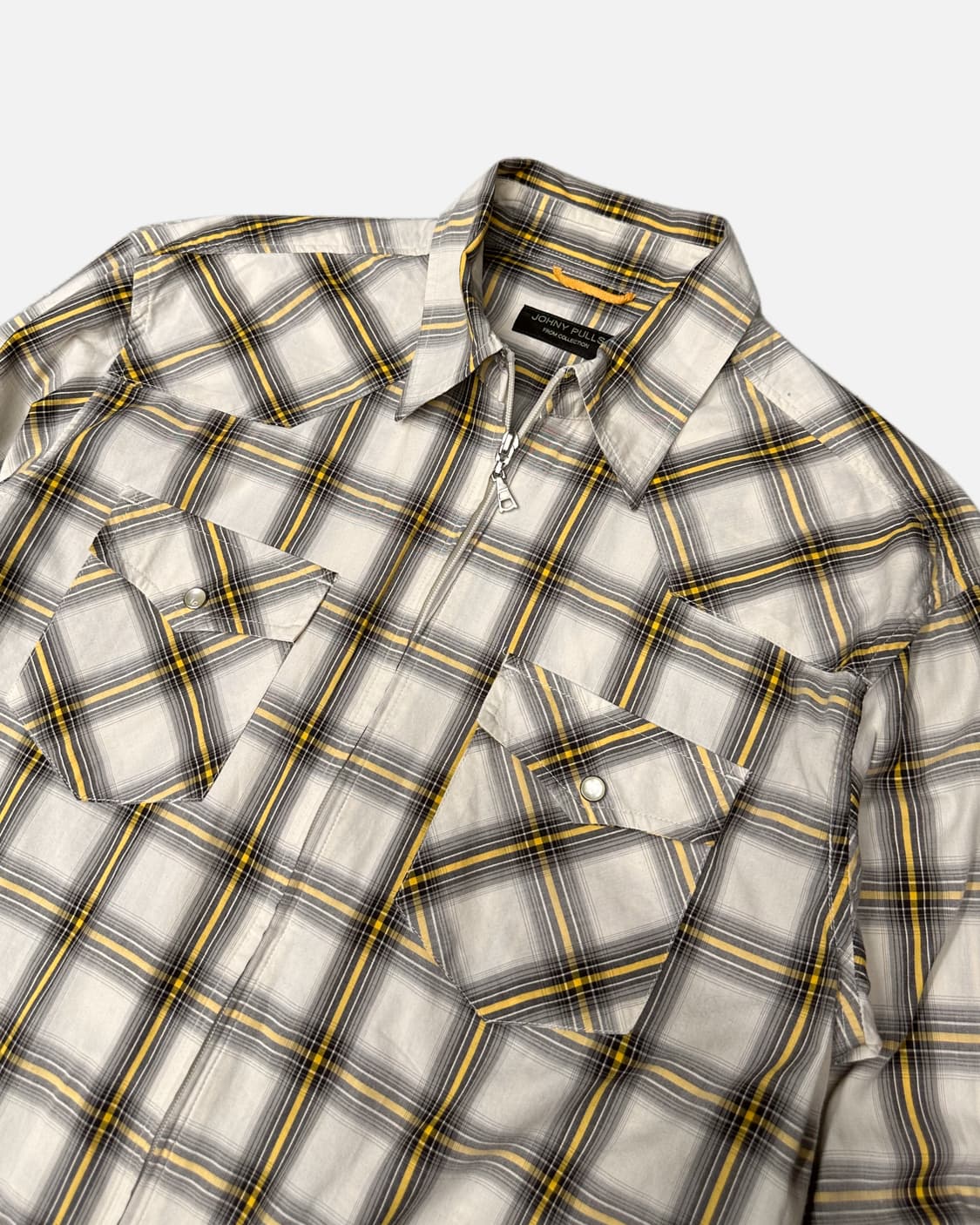western check zip-up shirt 상품이미지2
