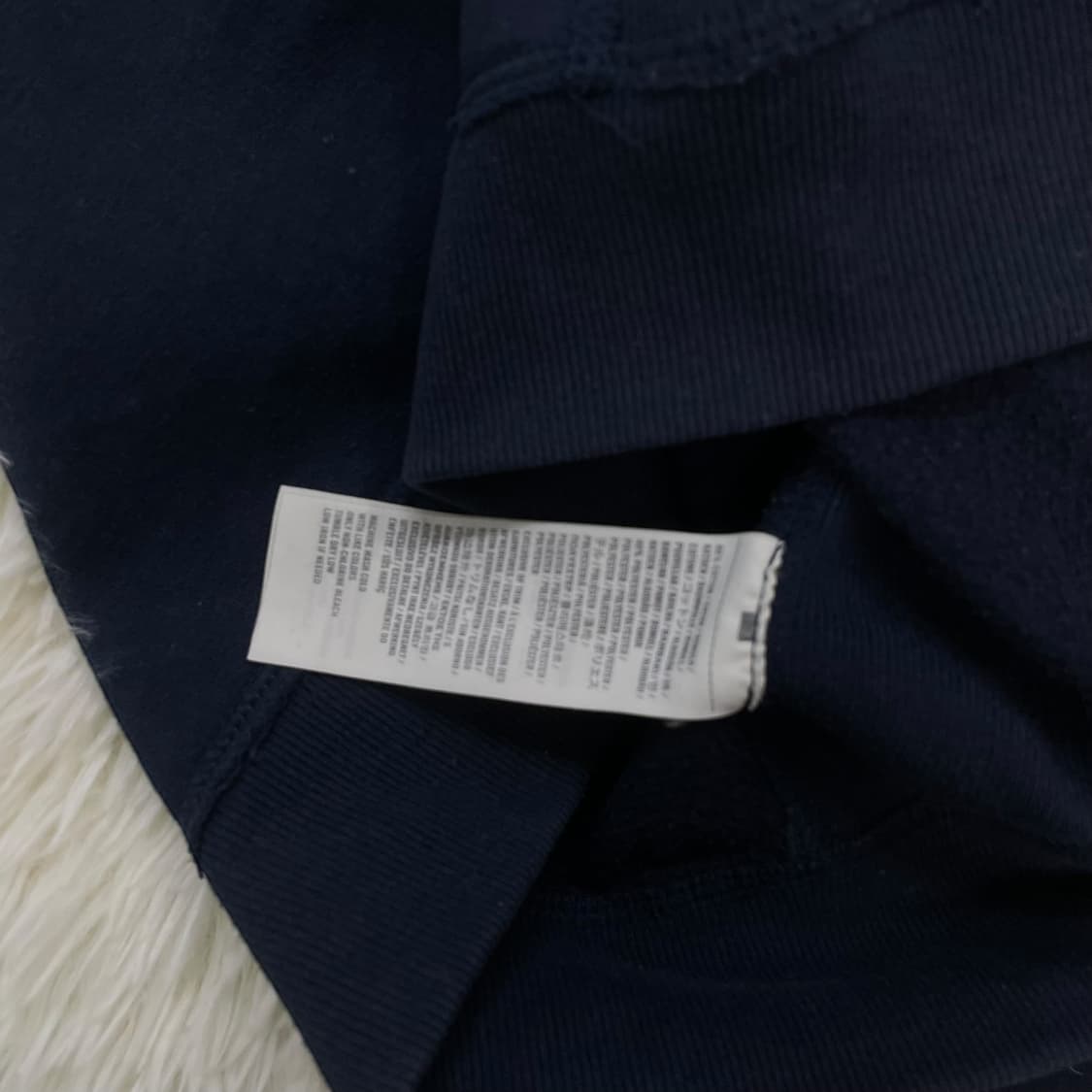 아베크롬비 스펠 로고 후드집업 네이비 상품이미지5