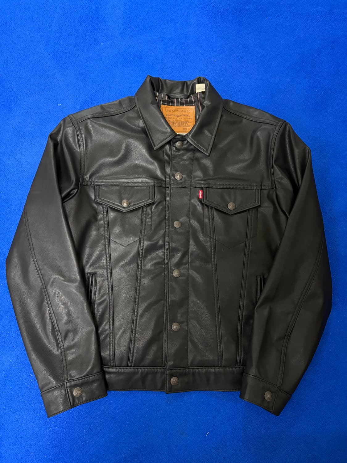 리바이스 레더 트러커 자켓 [M] 상품이미지1