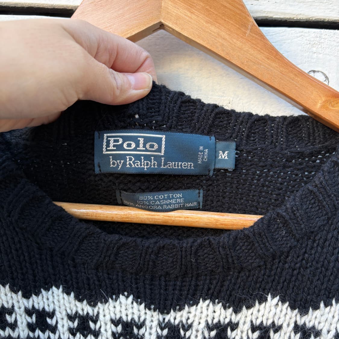 Polo 폴로 캐시미어 앙고라 노르딕 니트 상품이미지7