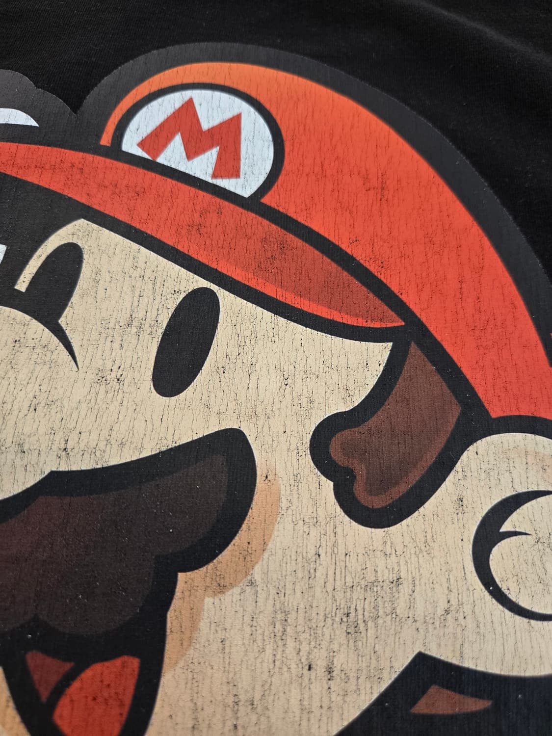 발망 마리오 콜라보 반팔 티셔츠 블랙 105 상품이미지6