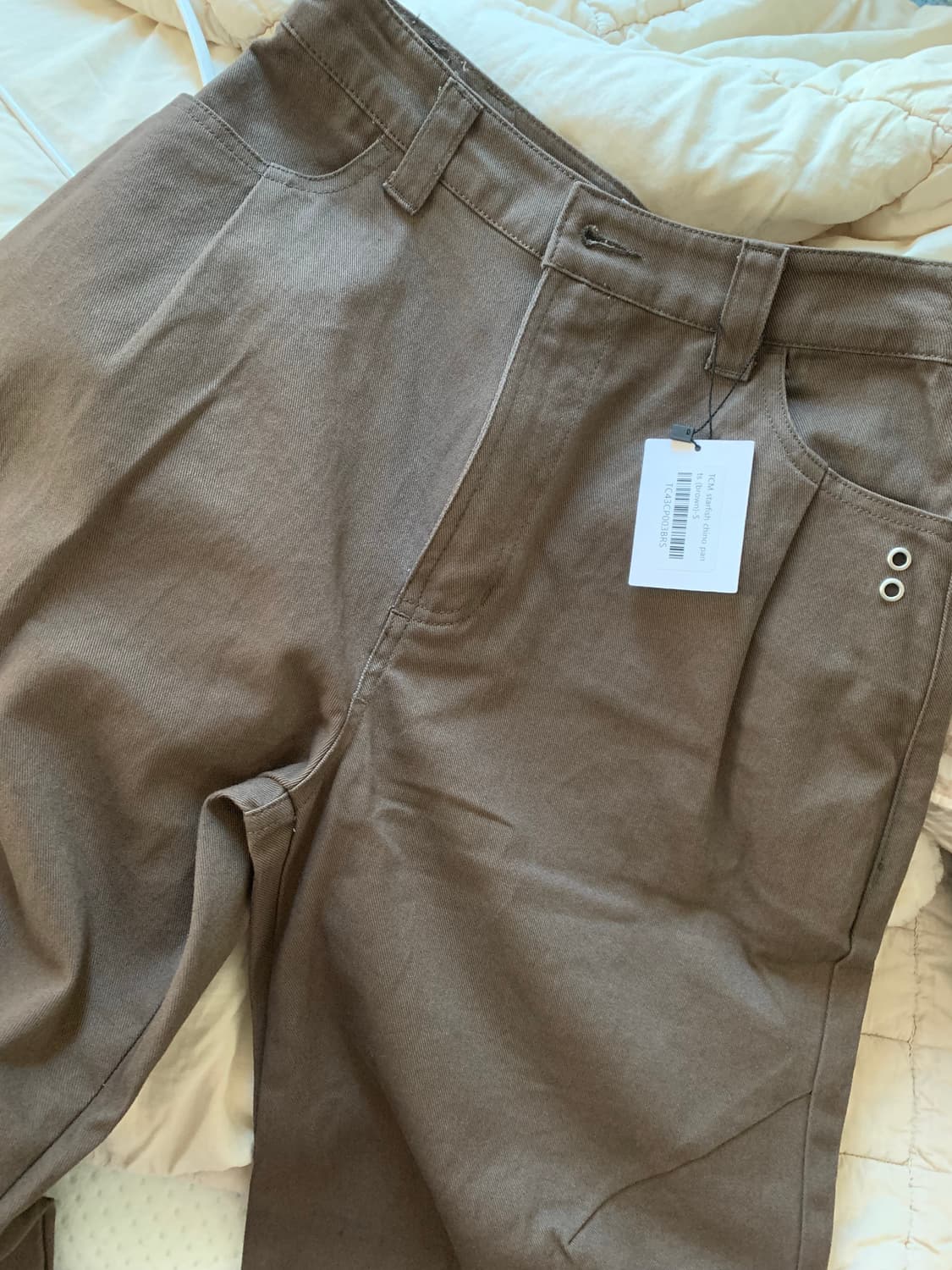 더콜디(TCM) 브라운 S 팬츠 택달린 새상품 팔아요🤎 상품이미지2