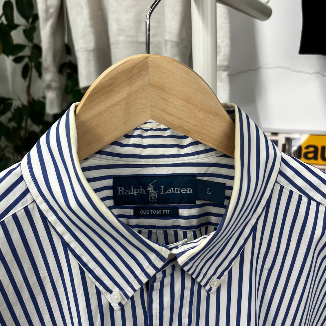 폴로랄프로렌 버튼다운 스트라이프 셔츠 L 상품이미지4