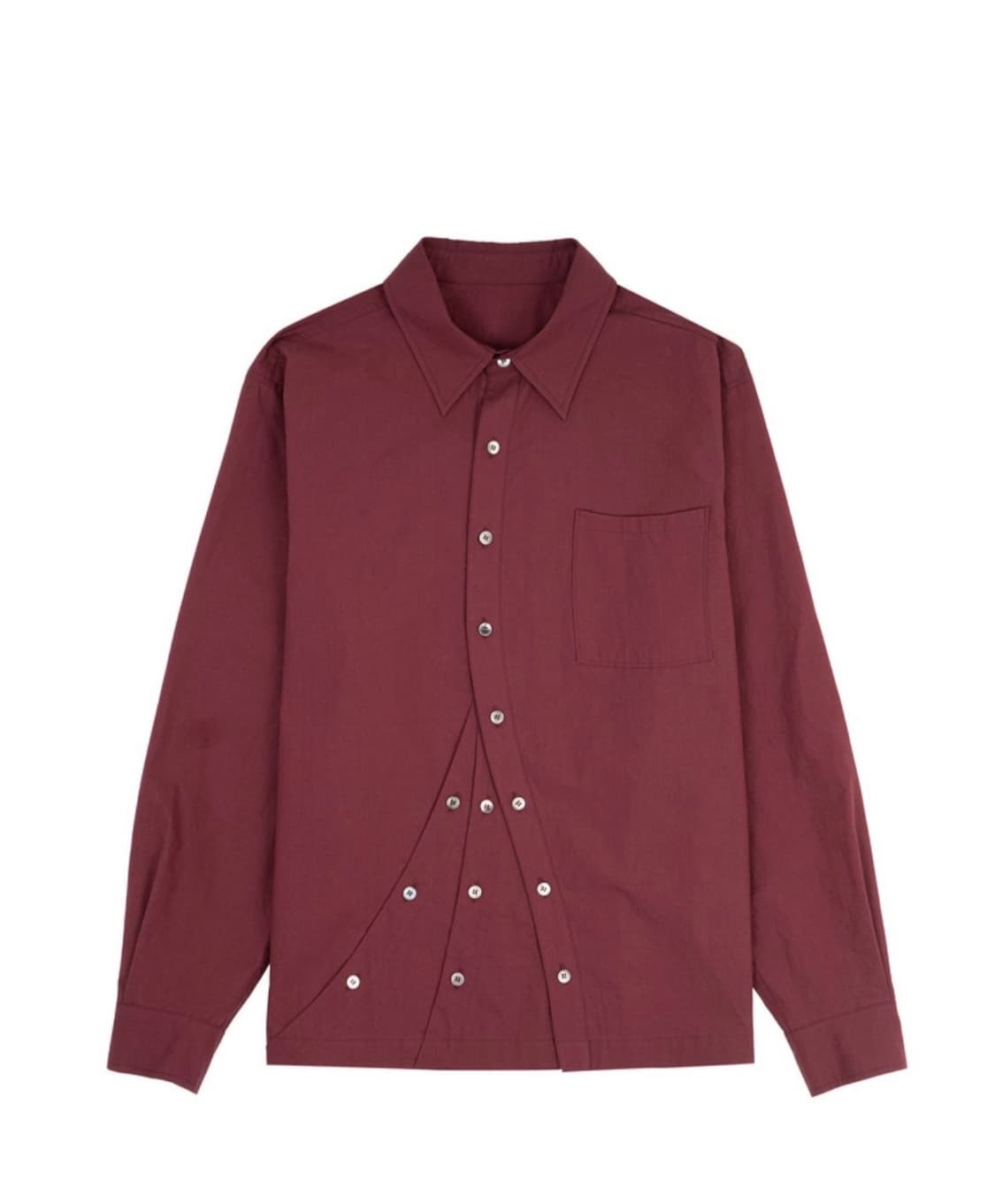 요석 3wave shirts(버건디) 1사이즈 상품이미지1
