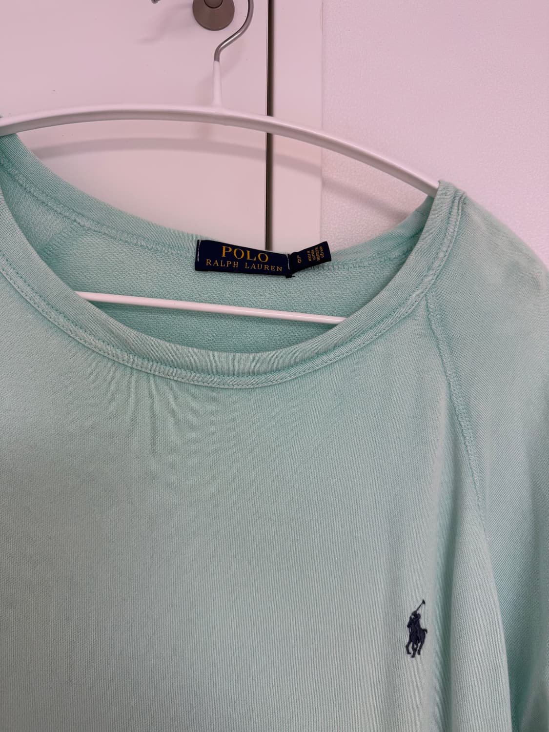 폴로 민트 슬리브 맨투맨 상품이미지3