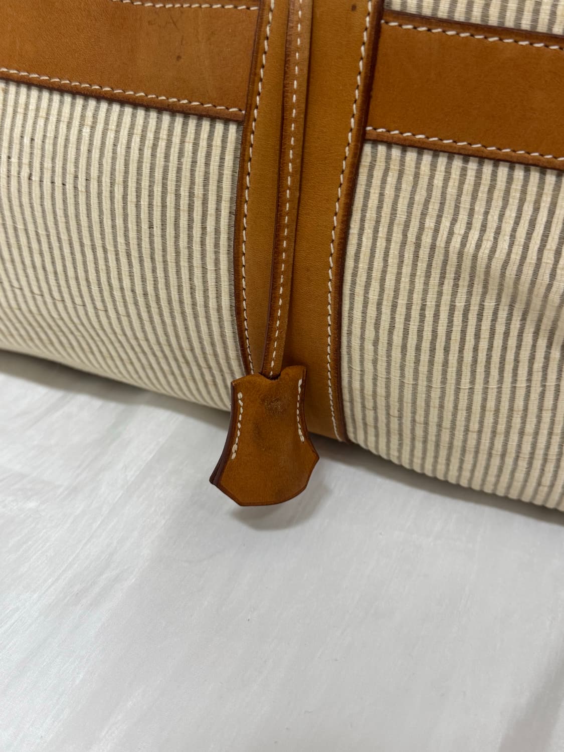 Hermes RARE 1998 RD Crinoline Travel Bag 상품이미지3