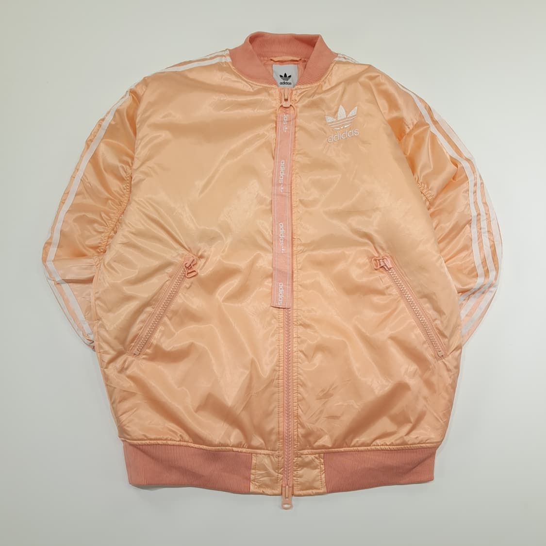 CN892W M 아디다스 오리지널 살몬 핑크 봄버 패딩 상품이미지1