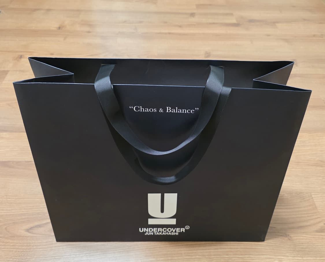 언더커버 아가일 니트 블랙/네이비  상품이미지8