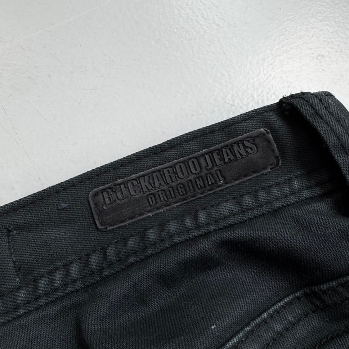 버커루 새깅 바이커 코튼 카고팬츠 블랙 상품이미지7