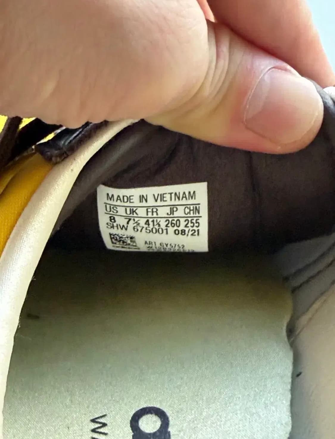 아디다스 웨일즈보너 재팬 옐로우 다크 브라운 260 상품이미지7