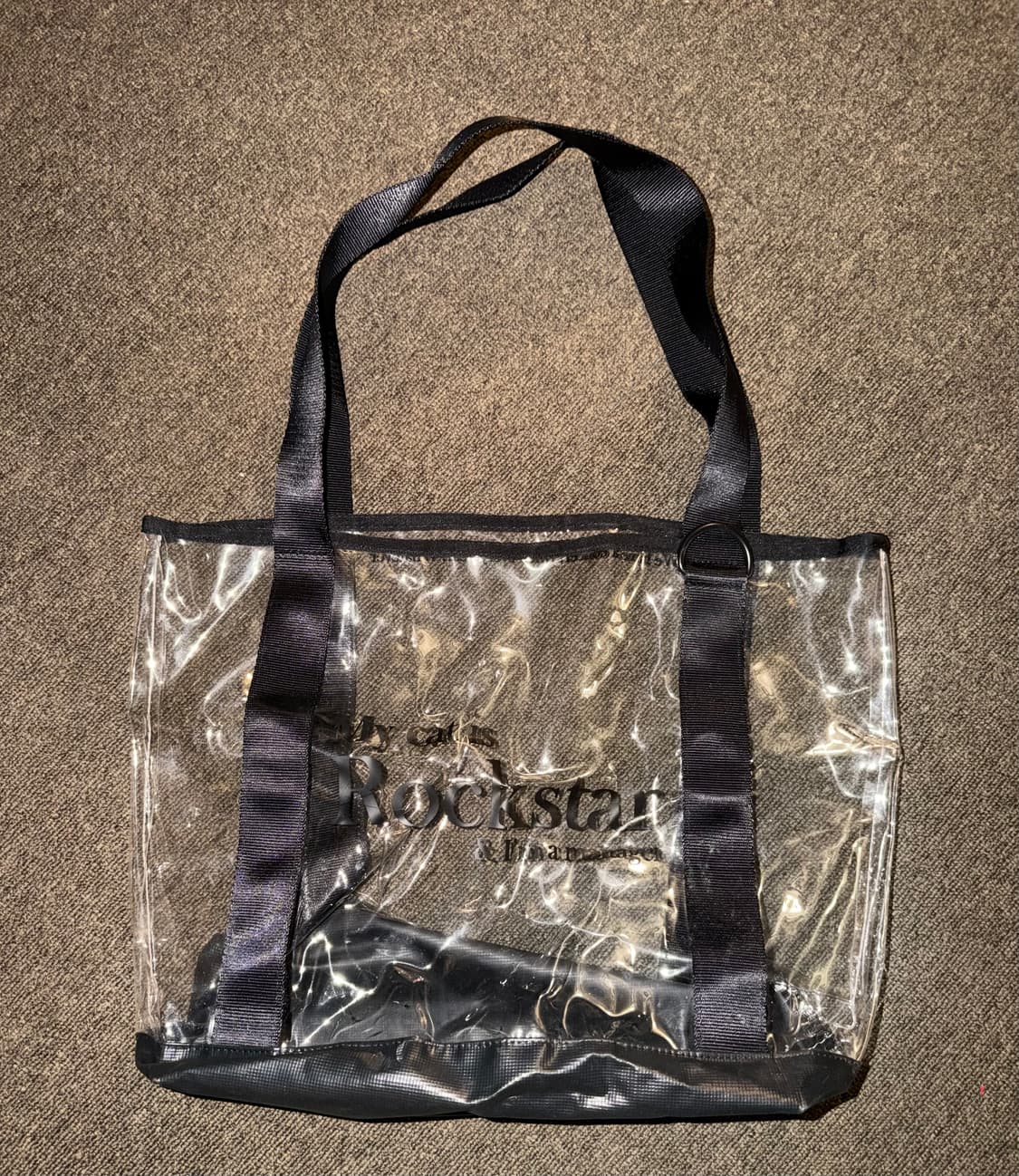 조거쉬 PVC 토트백 블랙 상품이미지2