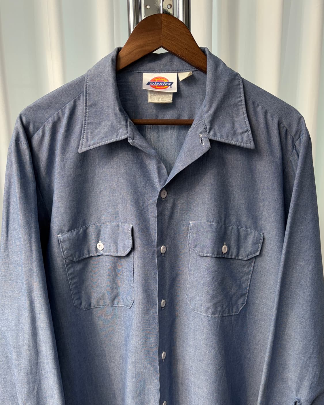 [XL]디키즈 USA 90s 샴브레이 워크 셔츠 상품이미지5