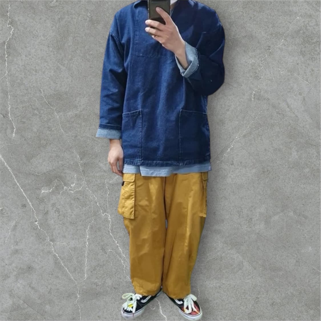 (L)OLD SMOCK DENIM-M699 상품이미지5