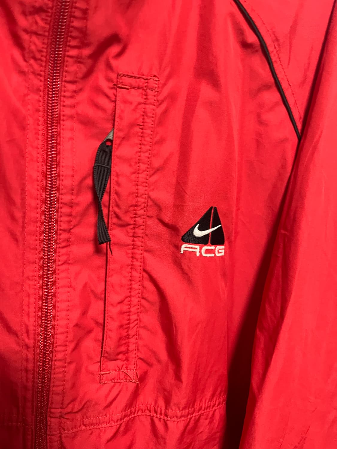 나이키 ACG 레드 레트로 바람막이 자켓 상품이미지2
