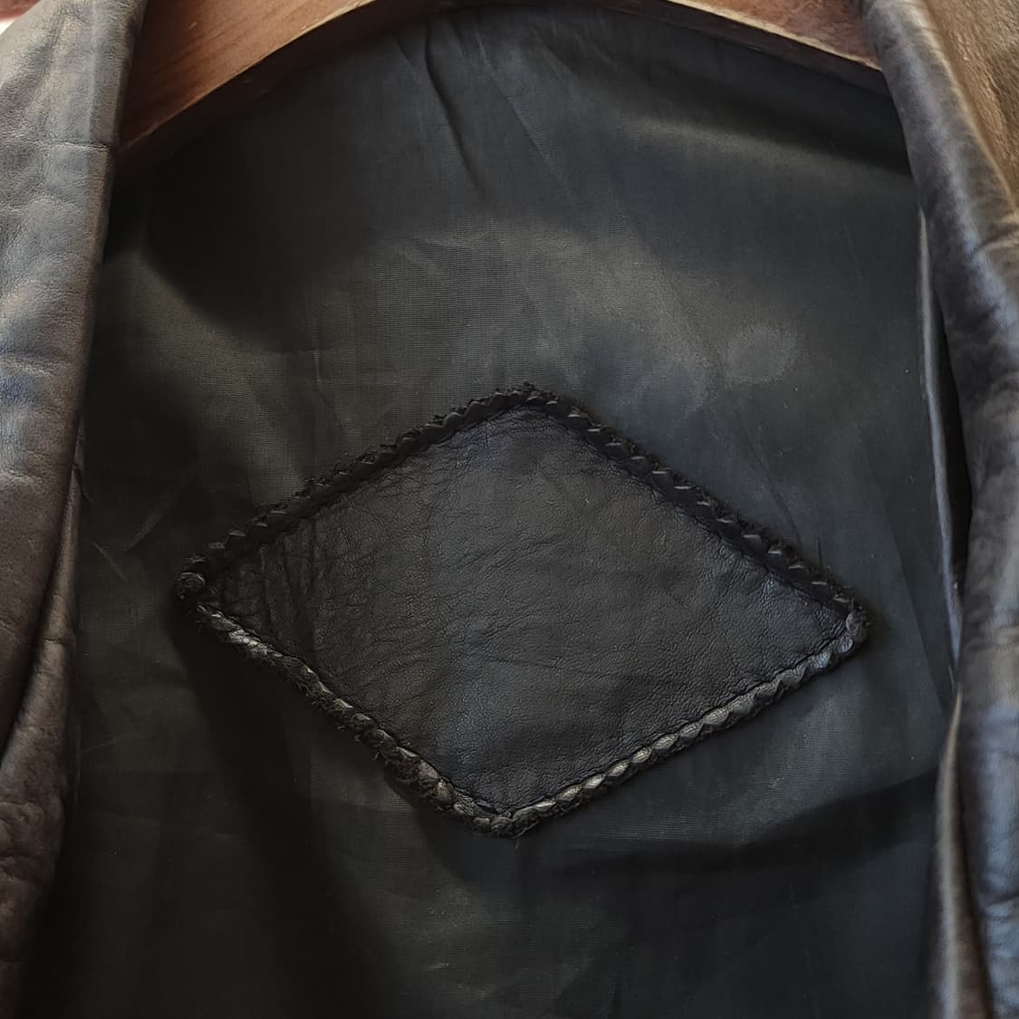 90s 소가죽 라이더자켓 바이커 라이더 헤비레더 105 상품이미지7