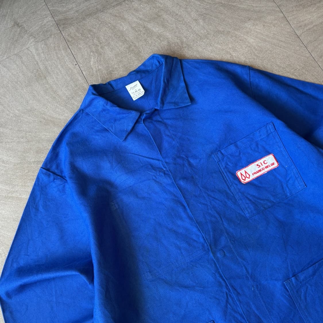 90년대 빈티지 프랑스 생산 프렌치 워크 트윌코튼 자켓 상품이미지2