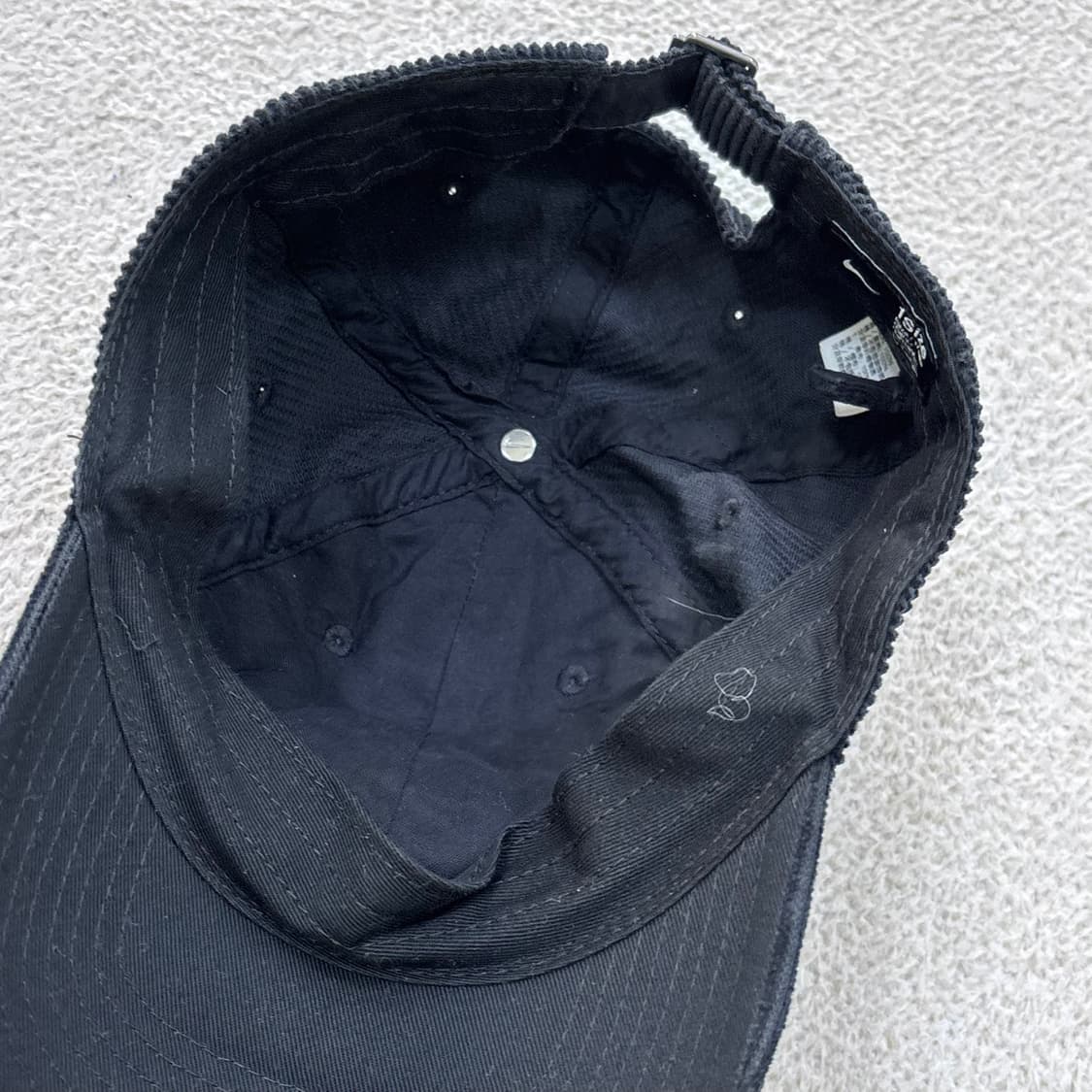 F 나이키 코듀로이 블랙 볼캡 0408E2 상품이미지6