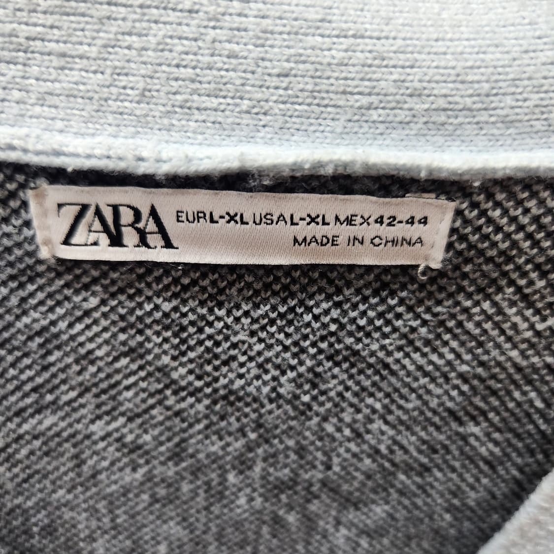 자라 ZARA 마운틴 무늬 니트 가디건 XL(2XL) 상품이미지5