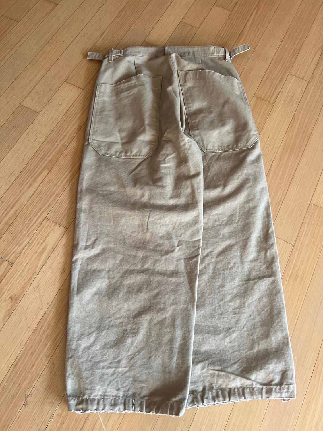 [L] MJD 3D 니 캔버스 팬츠 베이지 상품이미지2