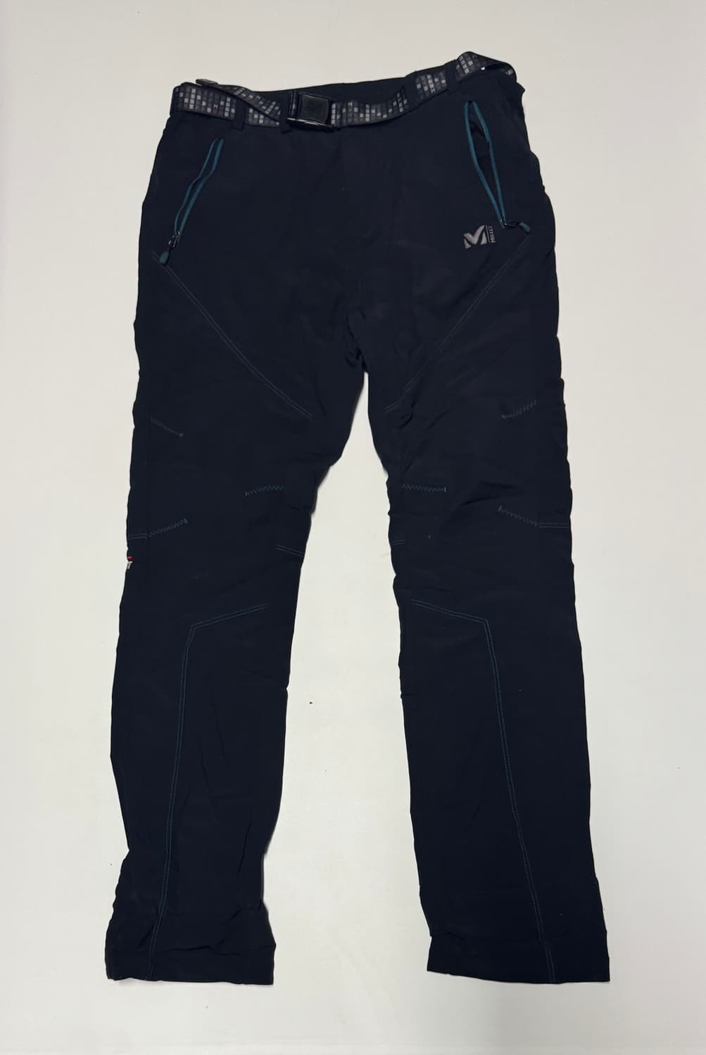 밀레 벨트 기모 등산 바지 블랙 33인치 상품이미지1