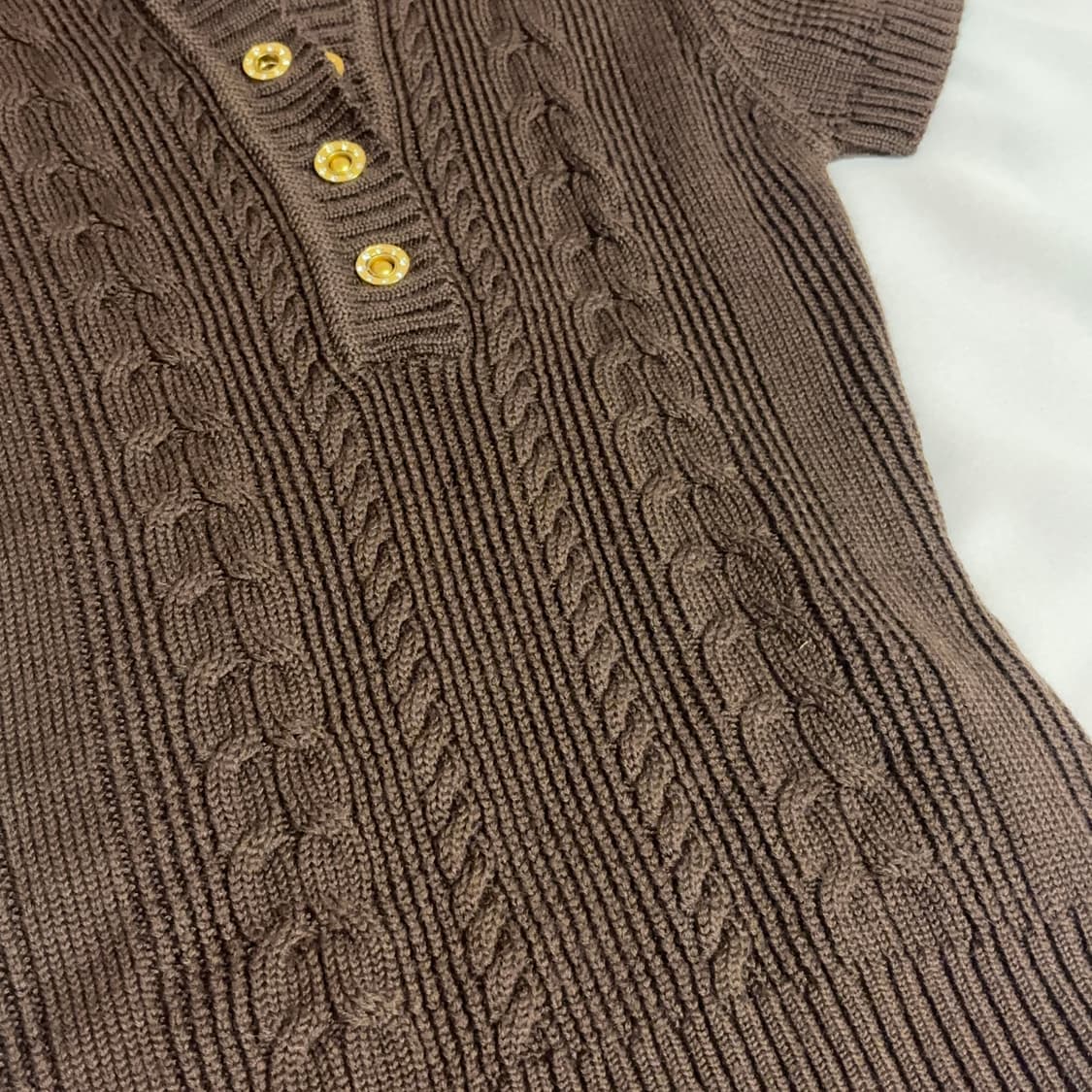 핑키앤다이안 딱붙핏 니트 반팔 상품이미지3