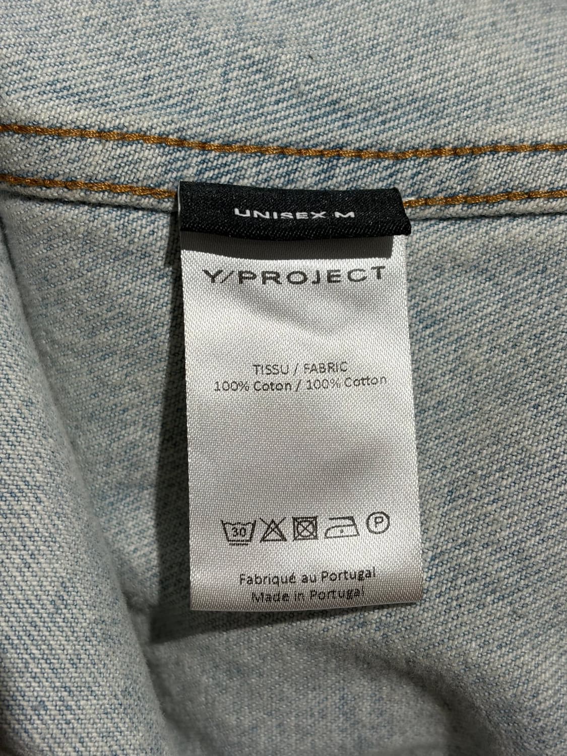 와이프로젝트 비대칭 데님 셔츠 상품이미지7