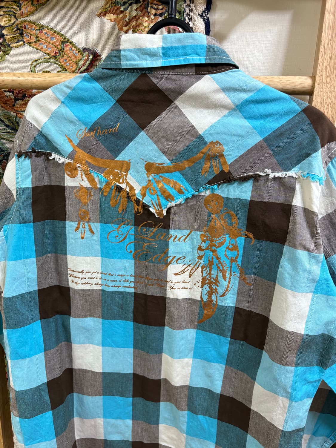 Gland edge 그런지 y2k 체크 셔츠 상품이미지7