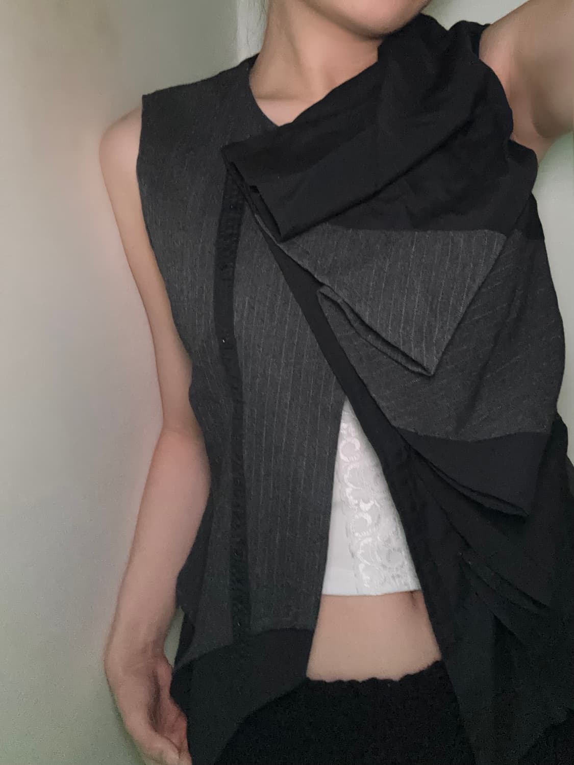 vintage shirring sleeveless 상품이미지2
