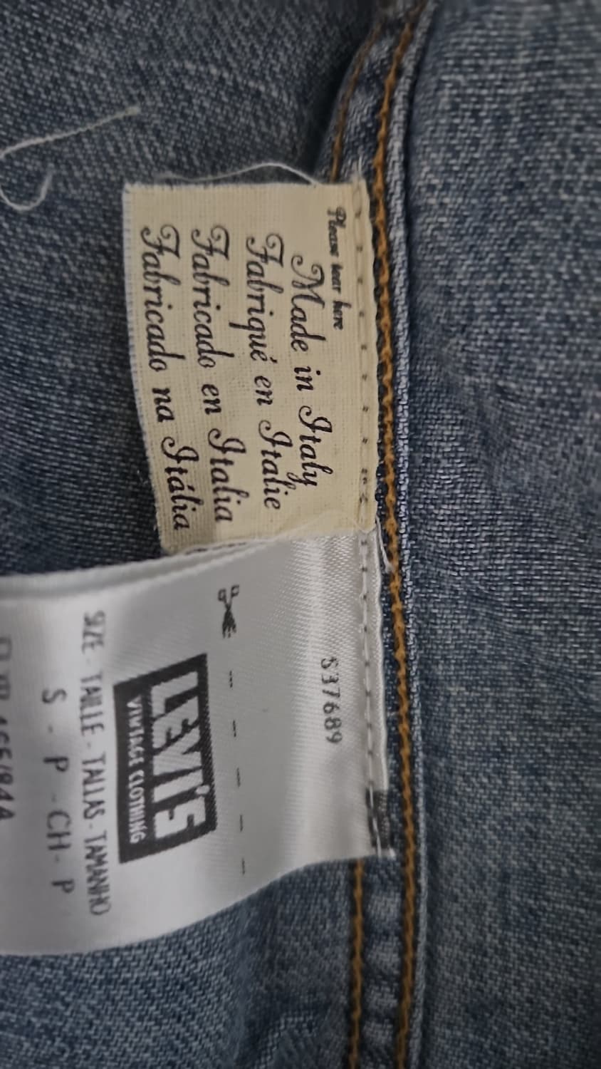 리바이스 LVC 1955 쏘우투스 데님 셔츠 S 상품이미지10