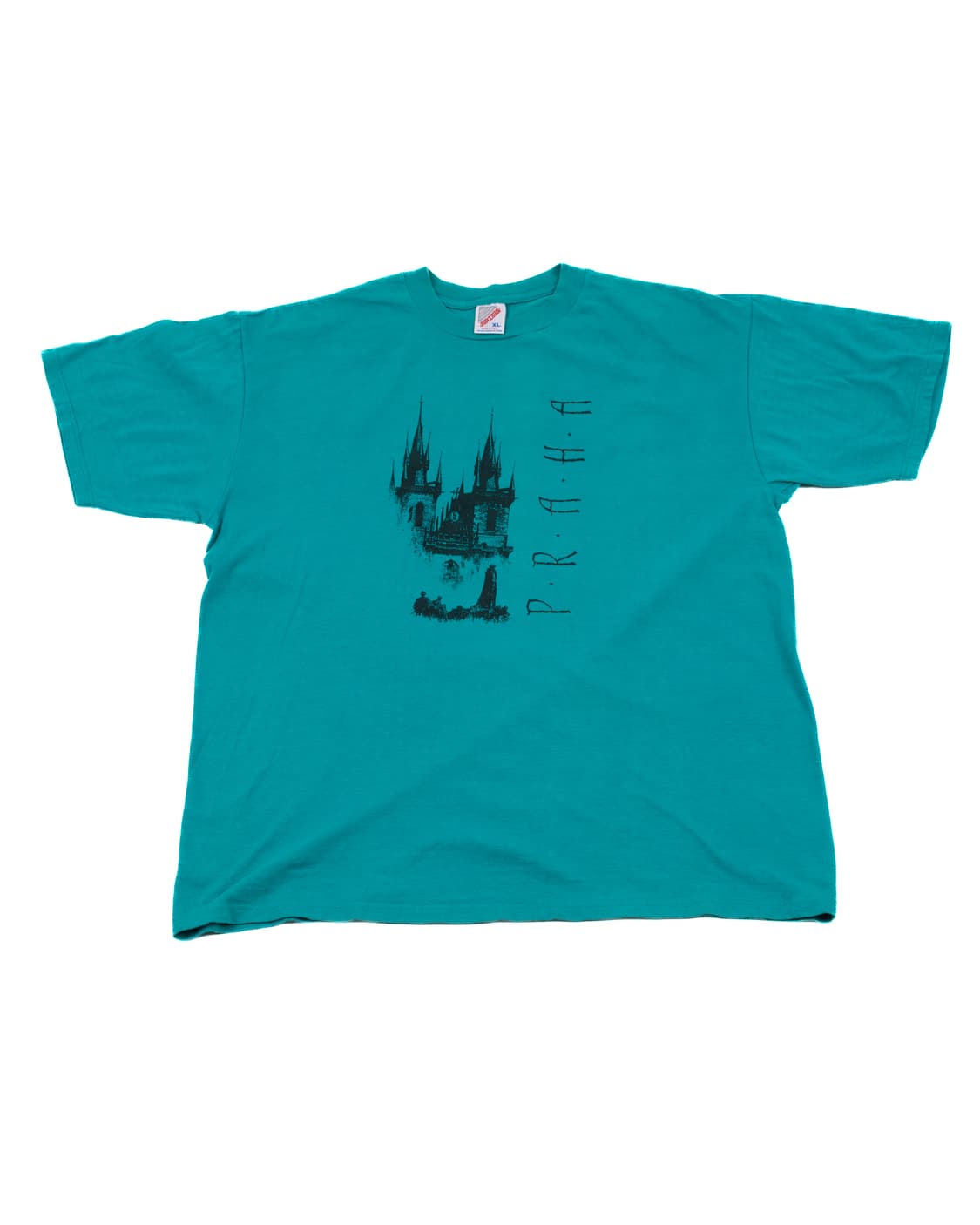 90s JERZEES 프라하 프린팅 T-Shirt 상품이미지1