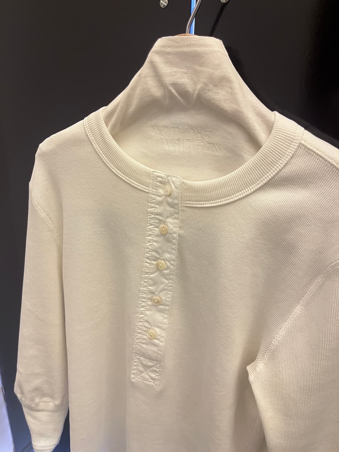 낫띵리튼 버튼 티셔츠 (Vintage button t-shirt) 상품이미지7