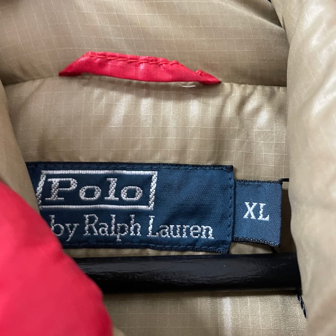 폴로 랄프로렌 레드 패딩 조끼 XL 상품이미지5