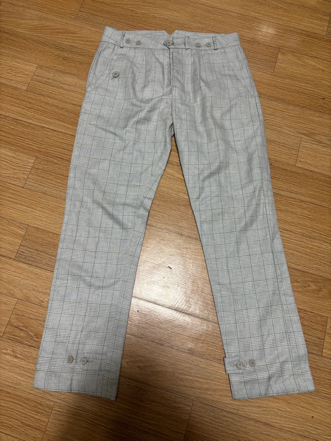 디젤 체크무늬 슬랙스 바지 상품이미지4