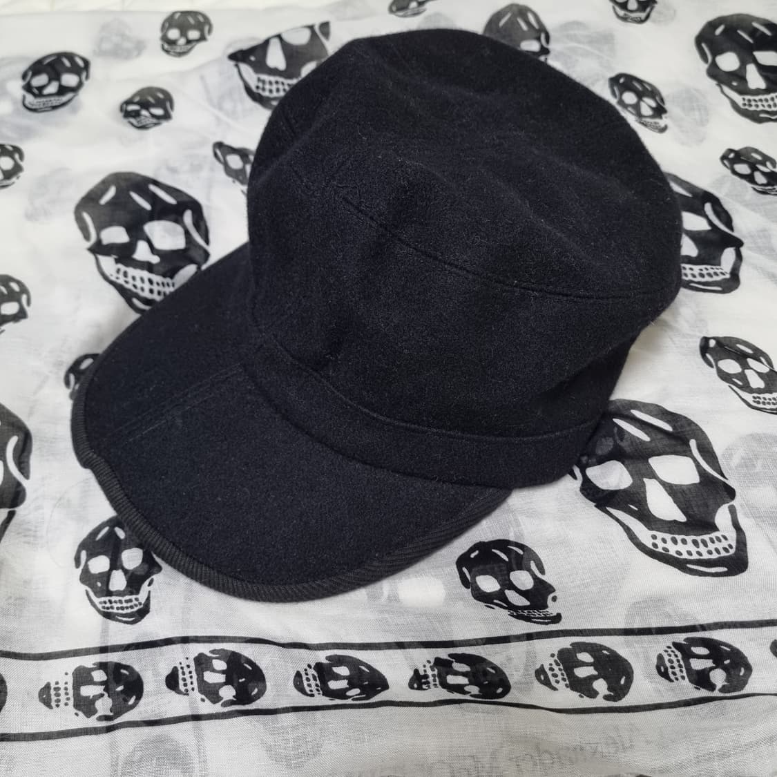 CA4LA aESTHETIC 비대칭 워크캡 블랙 상품이미지2