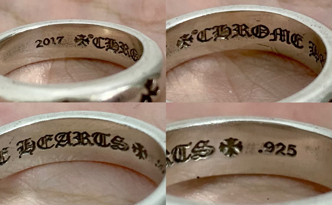 [US 7] 크롬하츠 네거티브 플러스 링 반지 상품이미지4