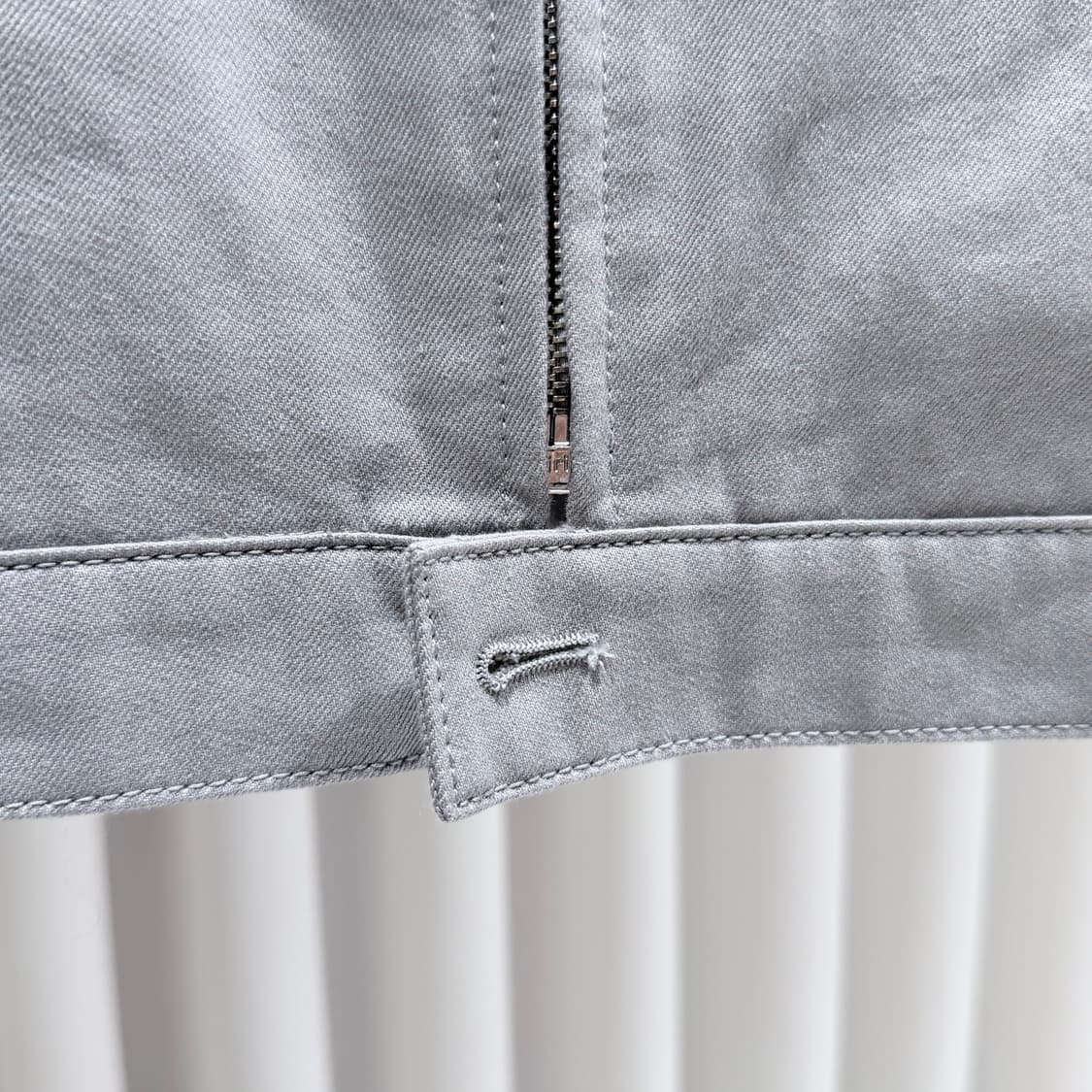 (S+/ M) / 프라다 삼각로고 신형 그레이 블루종 자켓 상품이미지5