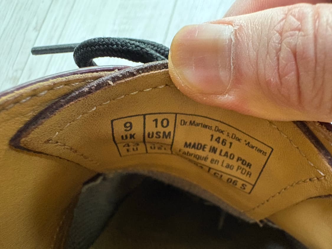 닥터마틴 1461 3홀 체리레드 280 상품이미지7